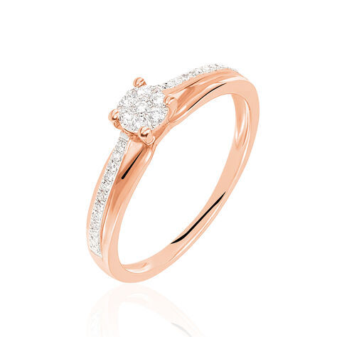 Bague Kate Or Rose Diamant - Parures de mariage Femme | Marc Orian