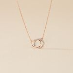 Collier Or Rose Tresha Diamants - Colliers avec pierres Femme | Marc Orian