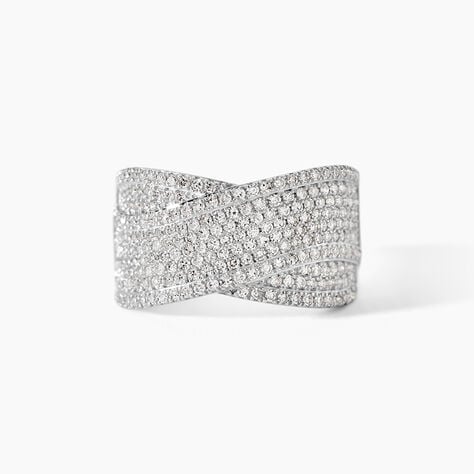 Bague Elyne Or Blanc Diamant - Parures de mariage Femme | Marc Orian