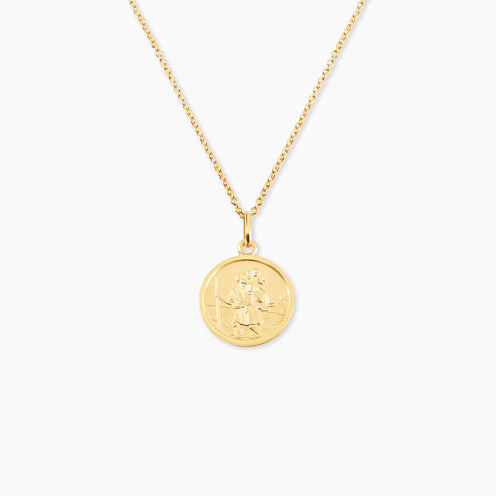 Pendentif Saint Christophe Or Jaune - M&eacute;dailles et m&eacute;daillons Famille | Marc Orian