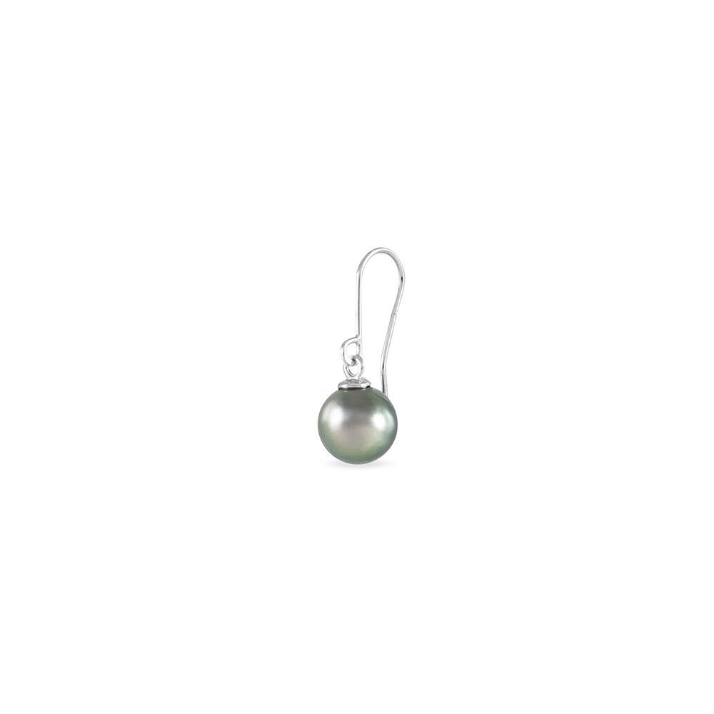 Boucles D'oreilles Pendantes Elitivae Or Blanc Perle De Tahiti - Pendantes Femme | Marc Orian