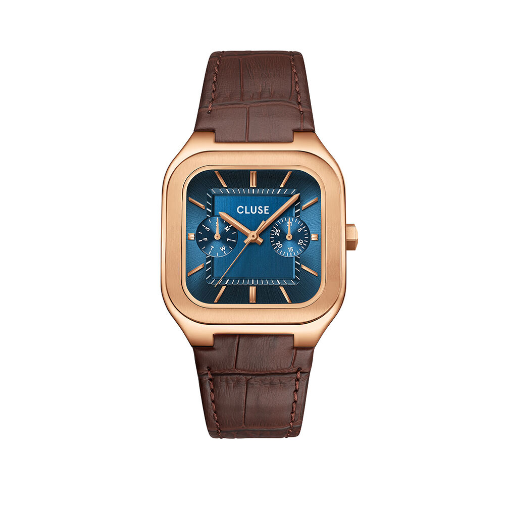 Montre Cluse Quadrus Multifonction Bleu - Montres &eacute;tanches Homme | Marc Orian