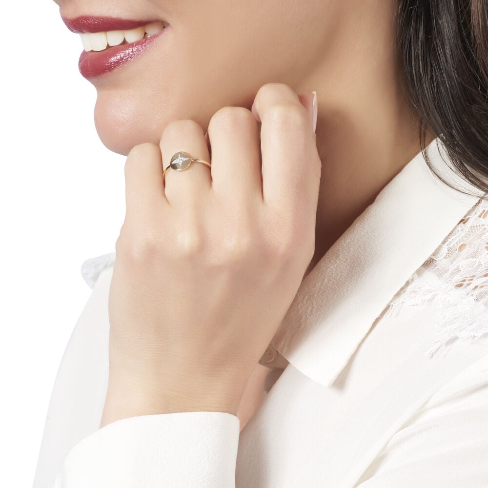 Bague Stacy Or Jaune Oxyde De Zirconium - Bijoux personnalisés Femme | Marc Orian