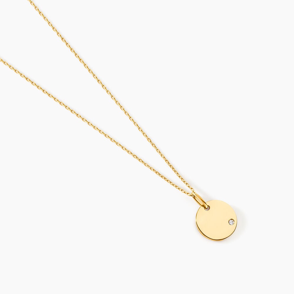 Collier Eleone Or Jaune Diamant - Colliers avec pierres Femme | Marc Orian