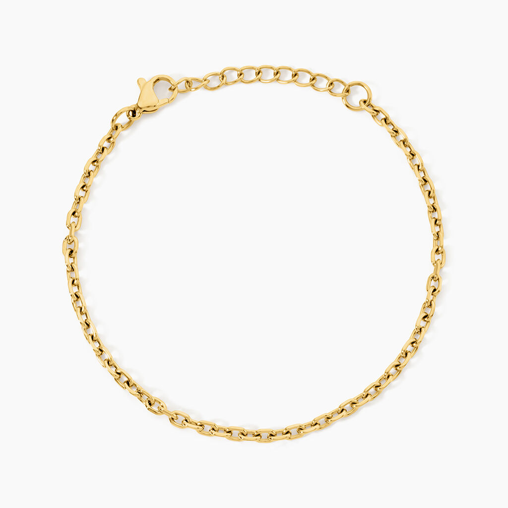 Bracelet Mirca Acier Jaune - Bracelets cha&icirc;nes Femme | Marc Orian