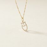 Pendentif Ilies Hibou Or Jaune - Pendentifs Femme | Marc Orian