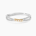 Bague Or Jaune Argent Blanc Oxyde De Zirconium - Bagues avec pierre Femme | Marc Orian