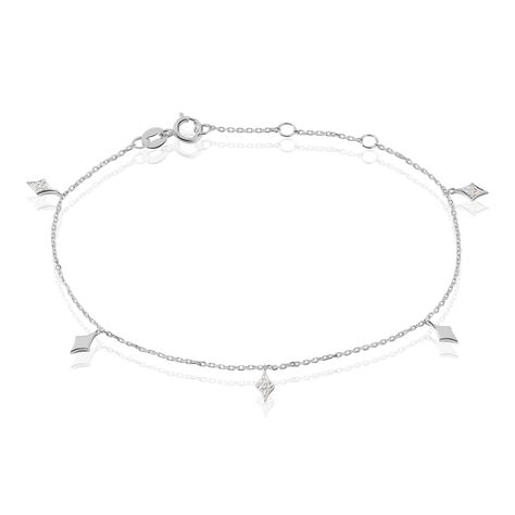 Bracelet Arige Or Blanc Diamant - Bracelets chaînes Femme | Marc Orian