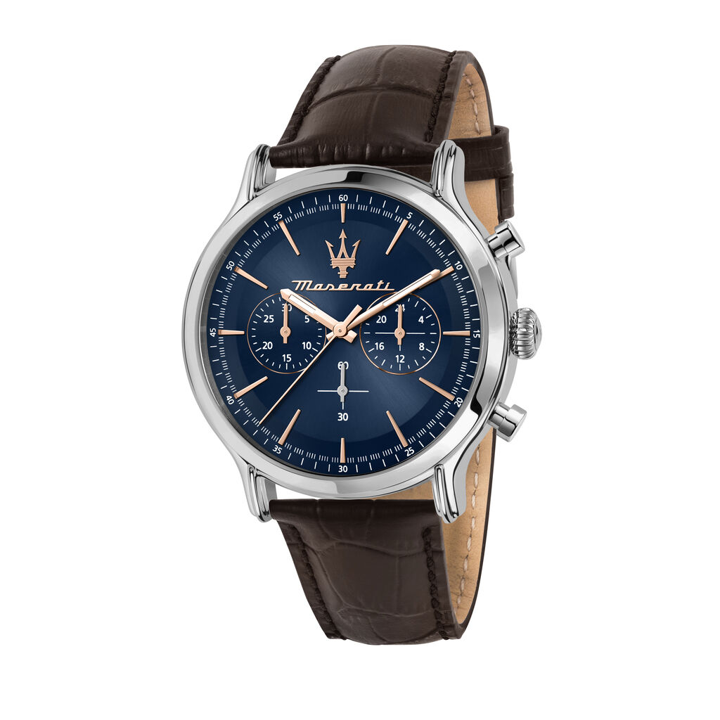 Montre Maserati Epoca Bleu - Montres classiques Homme | Marc Orian