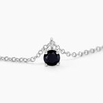 Collier Lylwenn Argent Blanc Oxyde De Zirconium Noir - Colliers solitaires Femme | Marc Orian