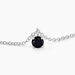 Collier Lylwenn Argent Blanc Oxyde De Zirconium Noir - Colliers solitaires Femme | Marc Orian