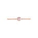 Bague Chaine Madalyn Argent Rose Oxyde De Zirconium - Solitaires Femme | Marc Orian