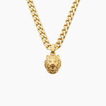 Collier Guess Lion King Acier Jaune - Colliers fantaisie Homme | Marc Orian