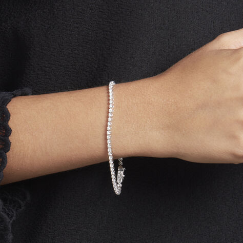 Bracelet Marie-jennifer Or Blanc Diamant - Bracelets chaînes Femme | Marc Orian