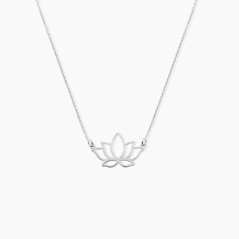 Collier Raia Argent Blanc - Colliers fantaisie Femme | Marc Orian