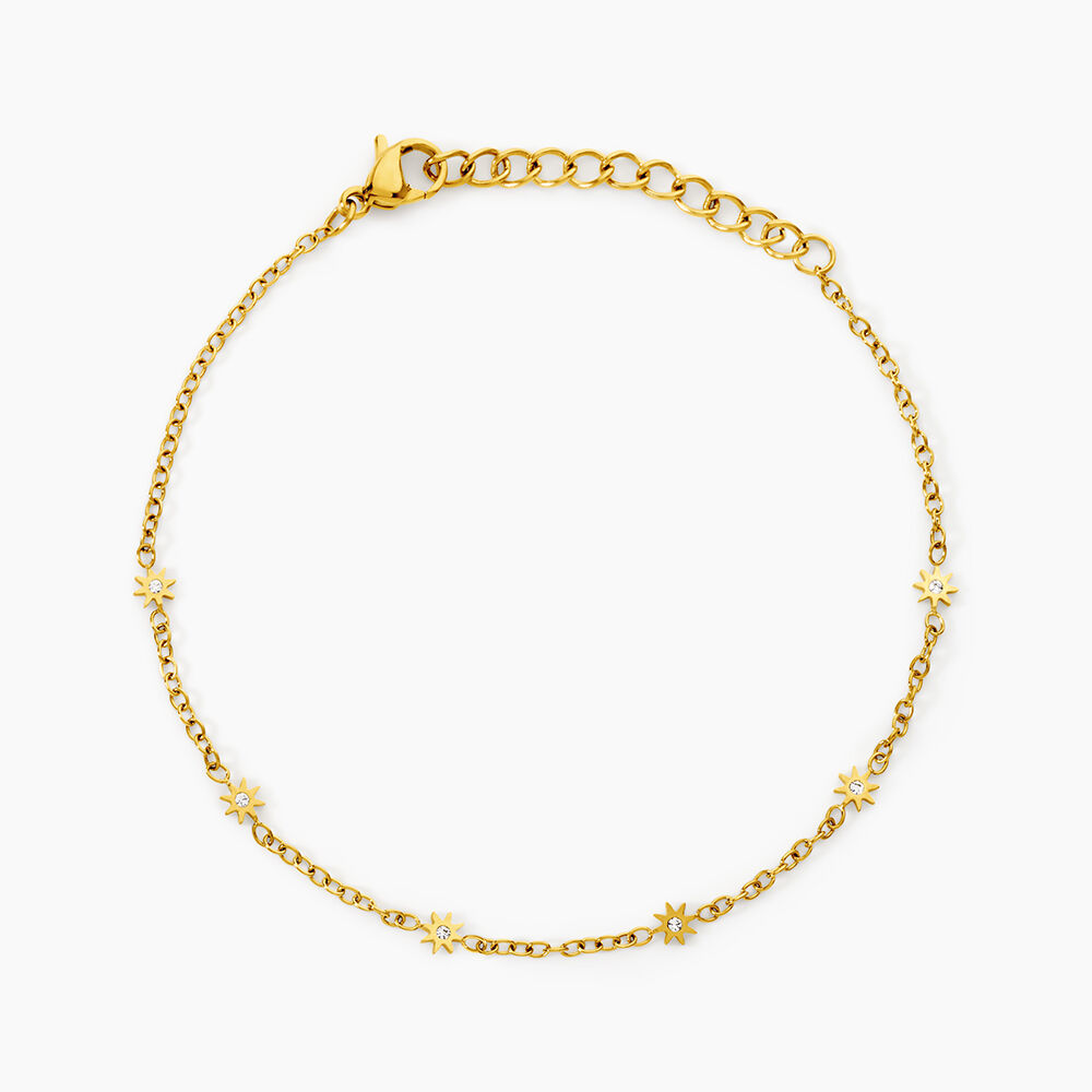 Bracelet Alma Acier Jaune Cristal - Bracelets cha&icirc;nes Femme | Marc Orian