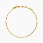 Bracelet Alma Acier Jaune Cristal - Bracelets cha&icirc;nes Femme | Marc Orian