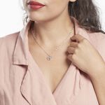 Collier Larrie Argent Oxyde De Zirconium - Colliers avec pierres Femme | Marc Orian