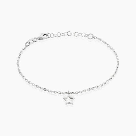Bracelet Mikaelle Argent Blanc - Bracelets fantaisie Femme | Marc Orian