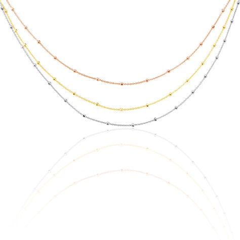 Collier Clorinthe Argent Tricolore - Colliers multirangs Femme | Marc Orian