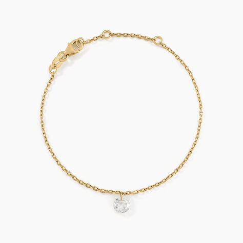 Bracelet Delma Plaqu&eacute; Or Jaune Oxyde De Zirconium - Bracelets fantaisie Femme | Marc Orian