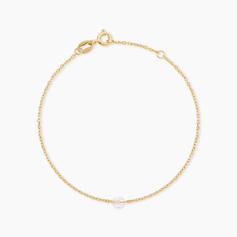 Bracelet Emilee Argent Dor&eacute; A L'Or 750/1000 Oxyde De Zirconium - Bracelets fantaisie Enfant | Marc Orian