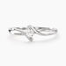 Bague Chamirame Or Blanc Oxyde De Zirconium - Solitaires Femme | Marc Orian