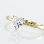 Bague Solitaire Or Jaune Idelle Oxyde De Zirconium - Solitaires Femme | Marc Orian