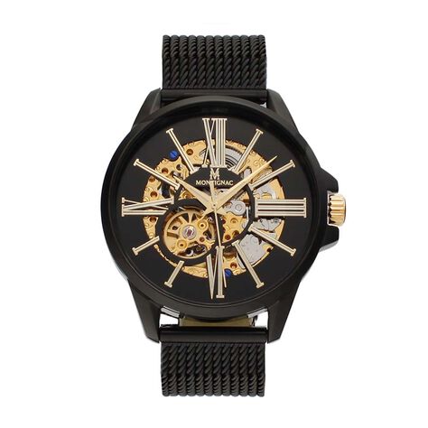 Montre Montignac Noir - Montres automatique Homme | Marc Orian