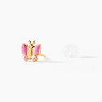 Boucles D'oreilles Puces Sienna Papillon Or Jaune - Puces Enfant | Marc Orian