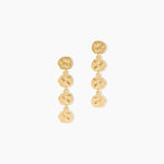 Boucles D'Oreilles Pendantes Mitsuko Argent Dor&eacute; A L'Or 750/1000 - Pendantes Femme | Marc Orian