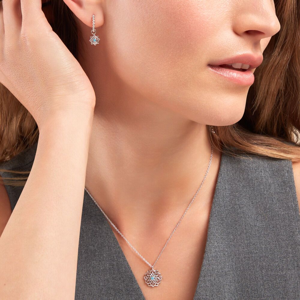 Créoles Meissa Argent Blanc Oxyde De Zirconium - Créoles Femme | Marc Orian
