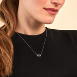 Collier Canelle Argent Blanc Oxyde De Zirconium - Colliers avec pierres Femme | Marc Orian