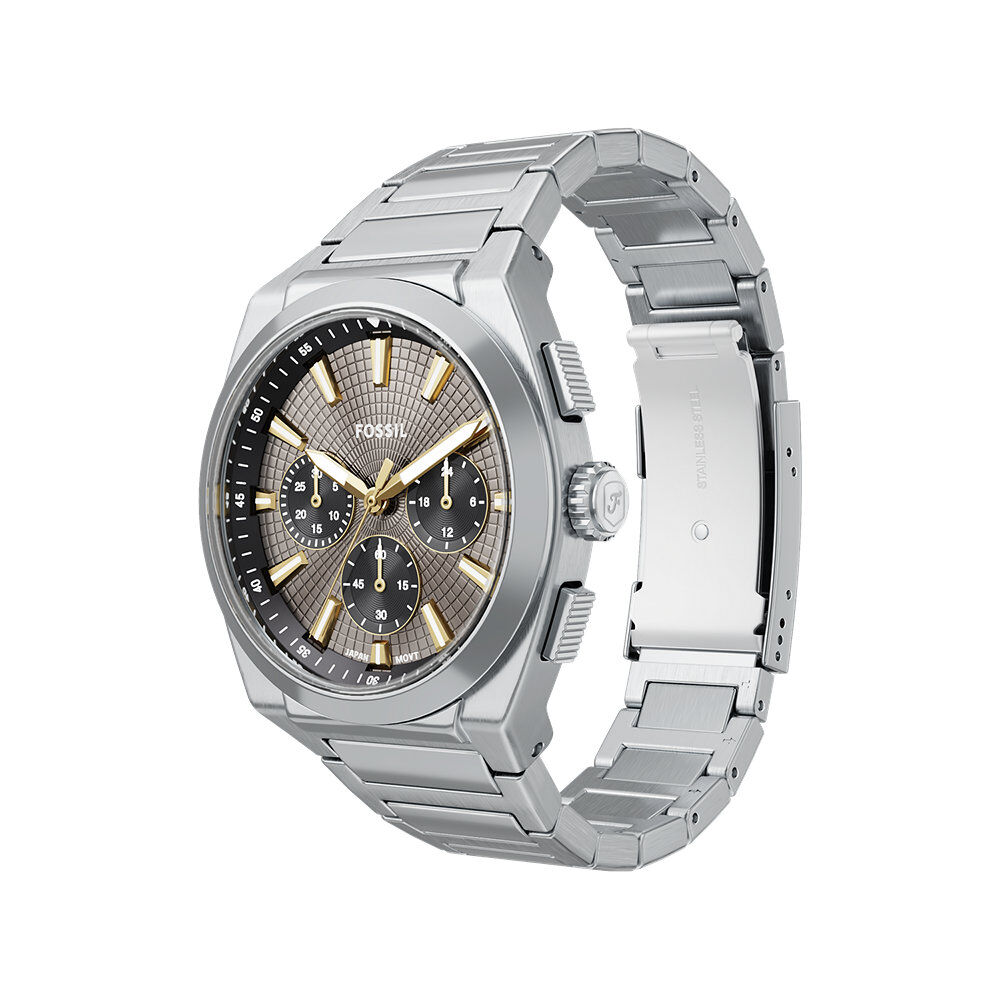Montre Fossil Everett Chrono Gris - Montres &eacute;tanches Homme | Marc Orian
