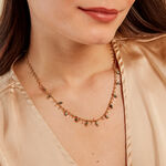 Collier Athena Acier Jaune Turquoise - Colliers avec pierres Femme | Marc Orian