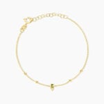 Bracelet Poem Argent Jaune P&eacute;ridot - Bracelets fantaisie Femme | Marc Orian