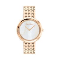 Montre Calvin Klein Twisted Bezel Blanc