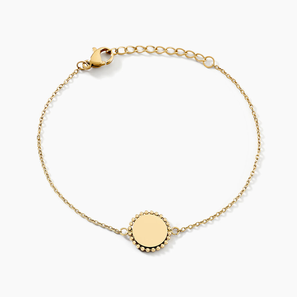 Bracelet Aurore Acier Jaune Forme - Bracelets cha&icirc;nes Femme | Marc Orian
