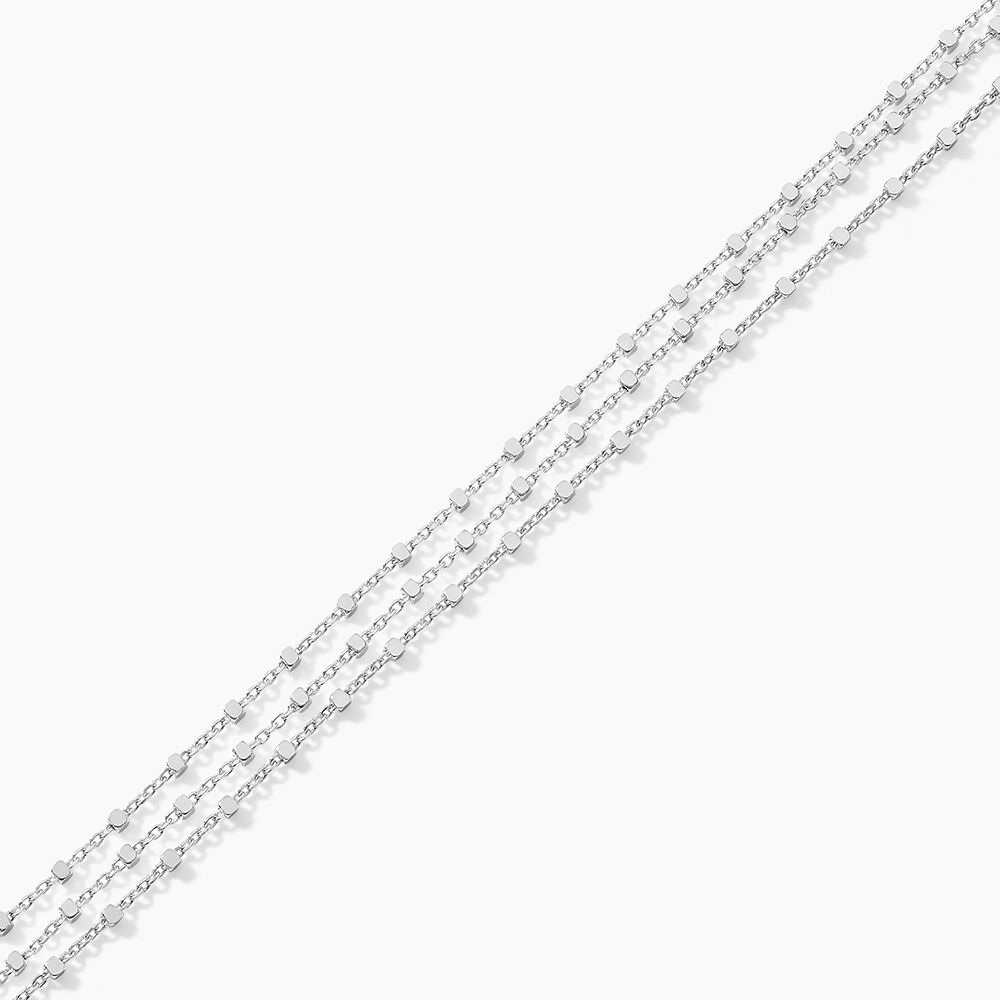 Bracelet Marie-armelle Argent Blanc - Bracelets chaînes Femme | Marc Orian