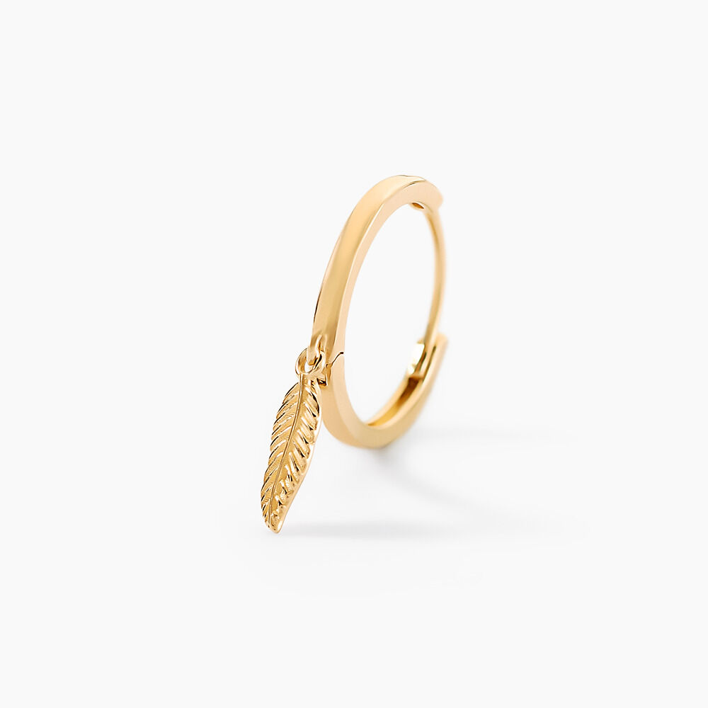 Cr&eacute;ole Unitaire Caitr&igrave;ona Or Jaune - Boucles d'oreilles pampille Famille | Marc Orian