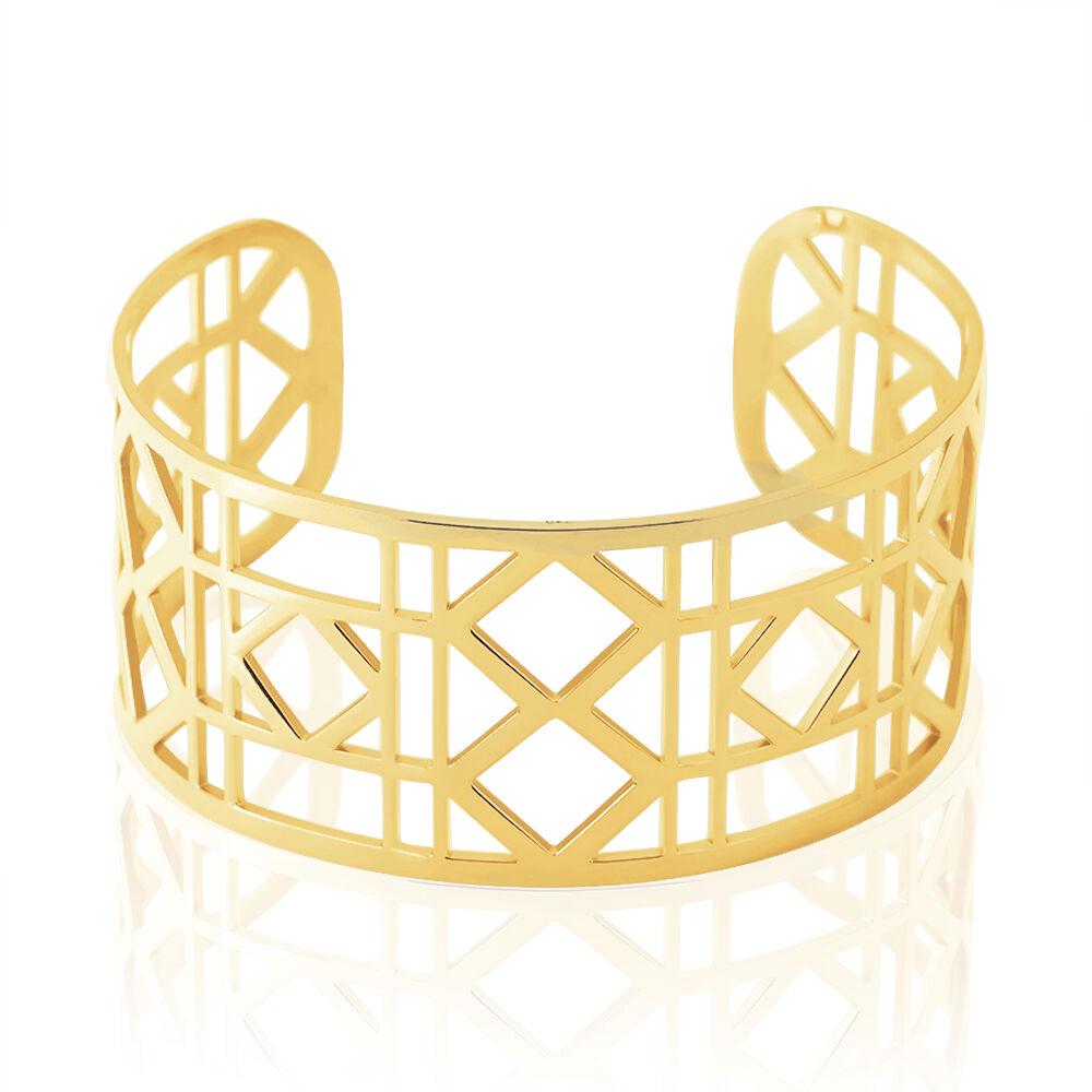 Bracelet Jonc Luyanna Acier Jaune - Bracelets joncs Femme | Marc Orian
