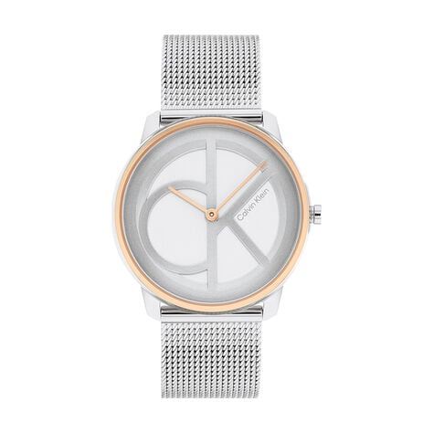 Montre Calvin Klein Iconic Mesh Argent - Montres étanches Femme | Marc Orian