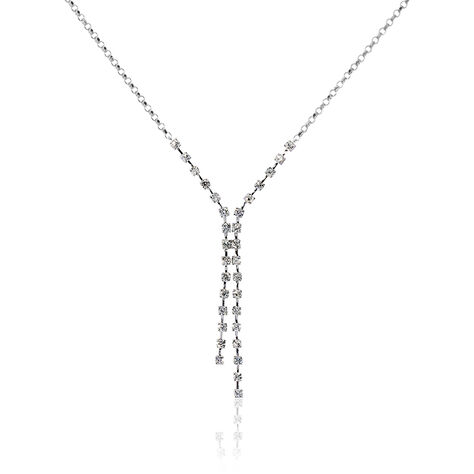 Collier Or Blanc Diamant - Colliers Femme | Marc Orian