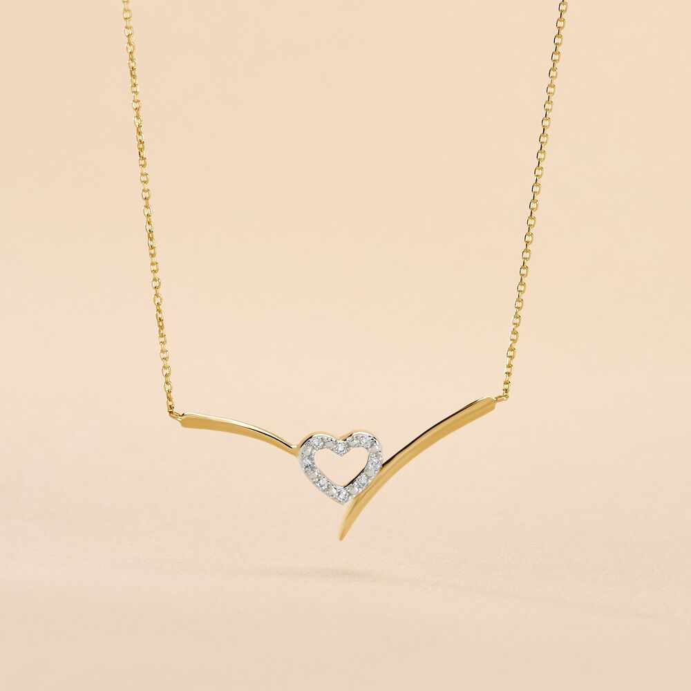 Collier Ilsabe Or Jaune Diamant - Colliers avec pierres Femme | Marc Orian