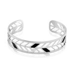 Bracelet Jonc Azat Acier Blanc - Bracelets joncs Femme | Marc Orian