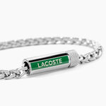 Bracelet Lacoste Spelt Acier Blanc - Bracelets cha&icirc;nes Homme | Marc Orian