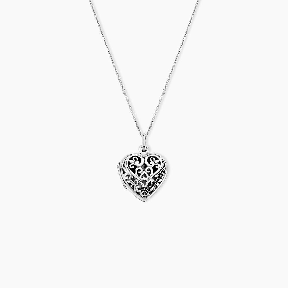 Pendentif Ellya Argent Blanc - Bijoux fantaisie Femme | Marc Orian