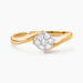 Bague Solitaire Lysia Or Jaune Diamant - Parures de mariage Femme | Marc Orian