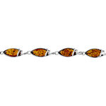 Bracelet Argent Blanc Dallal Ambres - Bracelets cha&icirc;nes Femme | Marc Orian