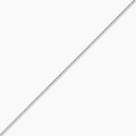 Cha&icirc;ne Imad Maille Gourmette Or Blanc - Chaines Femme | Marc Orian